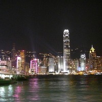 香港島の夜景