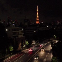 六本木ヒルズ (Roppongi Hills) 東京タワーと夜道...