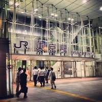 東京駅 (Tokyo Sta.) 夜の日本橋口...