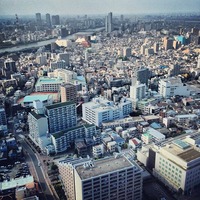 東京スカイツリー イーストタワー 31階から隅田川、リバーサイド隅田、北千...