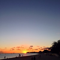 Ala Moana Beach Park alamoana アラモアナ サンセットビーチ 夕陽