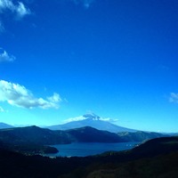 大観山パーキング 雲出 fujisan 山登 hakone いい秋晴れ 富士山 箱根 view