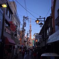 Khaosan Tokyo Kabuki 浅草 asakusa 裏通り sunset 夕焼け